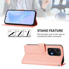 For Honor 200 Lite Global Skin Feel Solid Color Leather Phone Case with Lanyard(Pink) - 3