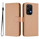 For Honor 200 Lite Global Skin Feel Solid Color Leather Phone Case with Lanyard(Nude) - 2