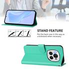 For Honor Magic6 Pro Skin Feel Solid Color Leather Phone Case with Lanyard(Green) - 3
