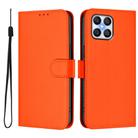 For Honor X8 4G / X30i / Play6T Pro Skin Feel Solid Color Leather Phone Case with Lanyard(Orange) - 2