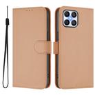 For Honor X8 4G / X30i / Play6T Pro Skin Feel Solid Color Leather Phone Case with Lanyard(Nude) - 2