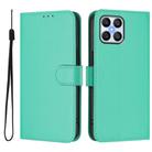 For Honor X8 5G / X6 4G / 70 Lite 5G Skin Feel Solid Color Leather Phone Case with Lanyard(Green) - 2