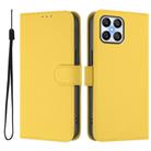 For Honor X8 5G / X6 4G / 70 Lite 5G Skin Feel Solid Color Leather Phone Case with Lanyard(Lemon Yellow) - 2