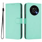 For Honor X30 5G / X9 5G / X9 4G Skin Feel Solid Color Leather Phone Case with Lanyard(Mint Green) - 2