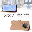 For Honor X9C 5G Global Skin Feel Solid Color Leather Phone Case with Lanyard(Nude) - 3