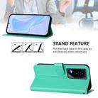 For Honor GT Skin Feel Solid Color Leather Phone Case with Lanyard(Green) - 3