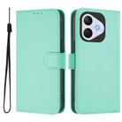 For Honor 400 Lite Skin Feel Solid Color Leather Phone Case with Lanyard(Mint Green) - 2