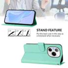 For Honor Power 5G Skin Feel Solid Color Leather Phone Case with Lanyard(Mint Green) - 3