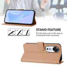 For Honor Play 60 5G Skin Feel Solid Color Leather Phone Case with Lanyard(Nude) - 3