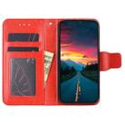 For iPhone 16 Plus Crystal Texture Leather Phone Case(Red) - 3