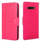 For Kyocera Digno SX4 5G Crystal Texture Leather Phone Case(Rose Red) - 1
