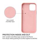For iPhone 12 mini Solid Color Liquid Silicone Shockproof Protective Case(Sakura Pink) - 4
