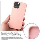 For iPhone 12 mini Solid Color Liquid Silicone Shockproof Protective Case(Sakura Pink) - 5