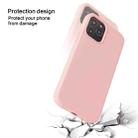 For iPhone 12 mini Solid Color Liquid Silicone Shockproof Protective Case(Sakura Pink) - 7