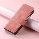 For Samsung Galaxy Z Fold6 CaseNeo MagSafe RFID Anti-theft Retro Leather Phone Case(Pink) - 2