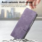 For Samsung Galaxy Z Fold6 CaseNeo MagSafe RFID Anti-theft Retro Leather Phone Case(Purple) - 3