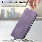 For Samsung Galaxy Z Fold4 CaseNeo MagSafe RFID Anti-theft Retro Leather Phone Case(Purple) - 3