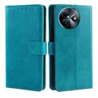 For Itel S24 4G Calf Texture Buckle Flip Leather Phone Case(Light Blue) - 1