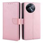 For Itel S24 4G Calf Texture Buckle Flip Leather Phone Case(Rose Gold) - 1