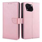 For Itel A50C 4G Calf Texture Buckle Flip Leather Phone Case(Rose Gold) - 1