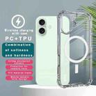 For iPhone 16 IMAK Space Shield PC + TPU Airbag Shockproof MagSafe Phone Case(Transparent) - 2