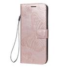 For Motorola Moto E6s (2020) 3D Butterfly Embossed Pattern Horizontal Flip Leather Case with Holder & Card Slot & Wallet & Lanyard(Rose Gold) - 2