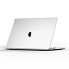 For MacBook Air 13.6 2025 / 2023 / 2022 Ultra-thin Crystal Hardshell Laptop Protective Case(Transparent) - 2