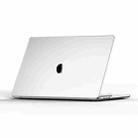 For MacBook Pro 16.2 A2991/A2780/A2485 Ultra-thin Crystal Hardshell Laptop Protective Case(Transparent) - 2