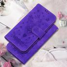 For Samsung Galaxy S25 5G Butterfly Rose Embossed Leather Phone Case(Purple) - 2