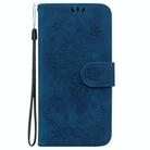 For Samsung Galaxy S25+ 5G Butterfly Rose Embossed Leather Phone Case(Blue) - 3