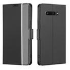 For Kyocera Digno SX4 5G Twill Texture Side Button Leather Phone Case(Black) - 1