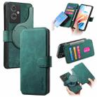For OPPO A79 5G / A2 5G CaseNeo MagSafe RFID Anti-theft Retro Leather Phone Case(Green) - 1