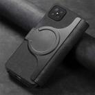 For OPPO A92s CaseNeo MagSafe RFID Anti-theft Retro Leather Phone Case(Black) - 3
