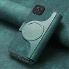 For OPPO A92s CaseNeo MagSafe RFID Anti-theft Retro Leather Phone Case(Green) - 3