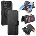 For OPPO Reno10 5G Global CaseNeo MagSafe RFID Anti-theft Retro Leather Phone Case(Black) - 1