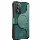 For OPPO A3 Pro Global CaseNeo MagSafe RFID Anti-theft Retro Leather Phone Case(Green) - 3