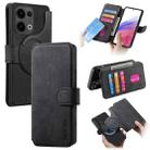 For OPPO Reno13 CaseNeo MagSafe RFID Anti-theft Retro Leather Phone Case(Black) - 1