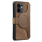 For OPPO Reno13 F 4G / 5G CaseNeo MagSafe RFID Anti-theft Retro Leather Phone Case(Brown) - 3