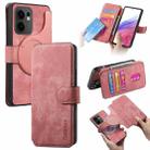 For OPPO Reno13 F 4G / 5G CaseNeo MagSafe RFID Anti-theft Retro Leather Phone Case(Pink) - 1