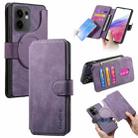 For OPPO Reno13 F 4G / 5G CaseNeo MagSafe RFID Anti-theft Retro Leather Phone Case(Purple) - 1