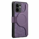 For OPPO Reno13 F 4G / 5G CaseNeo MagSafe RFID Anti-theft Retro Leather Phone Case(Purple) - 3