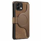 For OPPO K12s / K13x / K13 CaseNeo MagSafe RFID Anti-theft Retro Leather Phone Case(Brown) - 3