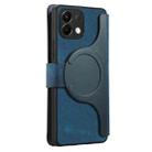 For OPPO K12s / K13x / K13 CaseNeo MagSafe RFID Anti-theft Retro Leather Phone Case(Blue) - 3