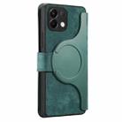 For OPPO K12s / K13x / K13 CaseNeo MagSafe RFID Anti-theft Retro Leather Phone Case(Green) - 3