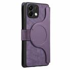 For OPPO K12s / K13x / K13 CaseNeo MagSafe RFID Anti-theft Retro Leather Phone Case(Purple) - 3