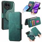 For Realme 11 5G Global / 11X CaseNeo MagSafe RFID Anti-theft Retro Leather Phone Case(Green) - 1