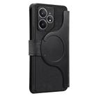 For Realme Neo7 CaseNeo MagSafe RFID Anti-theft Retro Leather Phone Case(Black) - 3