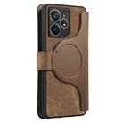 For Realme Neo7 CaseNeo MagSafe RFID Anti-theft Retro Leather Phone Case(Brown) - 3