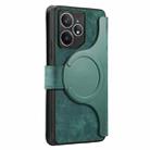For Realme Neo7 CaseNeo MagSafe RFID Anti-theft Retro Leather Phone Case(Green) - 3