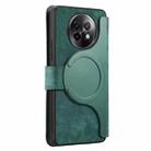 For Realme 13 CaseNeo MagSafe RFID Anti-theft Retro Leather Phone Case(Green) - 3
